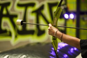 Archery arrow tag bow - Brainy Actz Escape Rooms Archery arrow tag bow