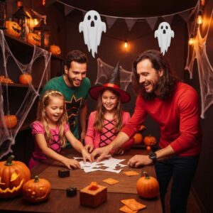 family enjoying a halloween escape room adventure with costumes and festive decorations dd2b55ed 8ed2 47c5 8081 f9ca84ebb3abwebp - Brainy Actz Escape Rooms Family enjoying a Halloween escape room adventure with costumes and festive decorations