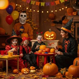 family friendly halloween celebration with pumpkins and crafts 2c2d7493 9678 4a77 b206 258403c022c5webp - Brainy Actz Escape Rooms Family-friendly Halloween celebration with pumpkins and crafts